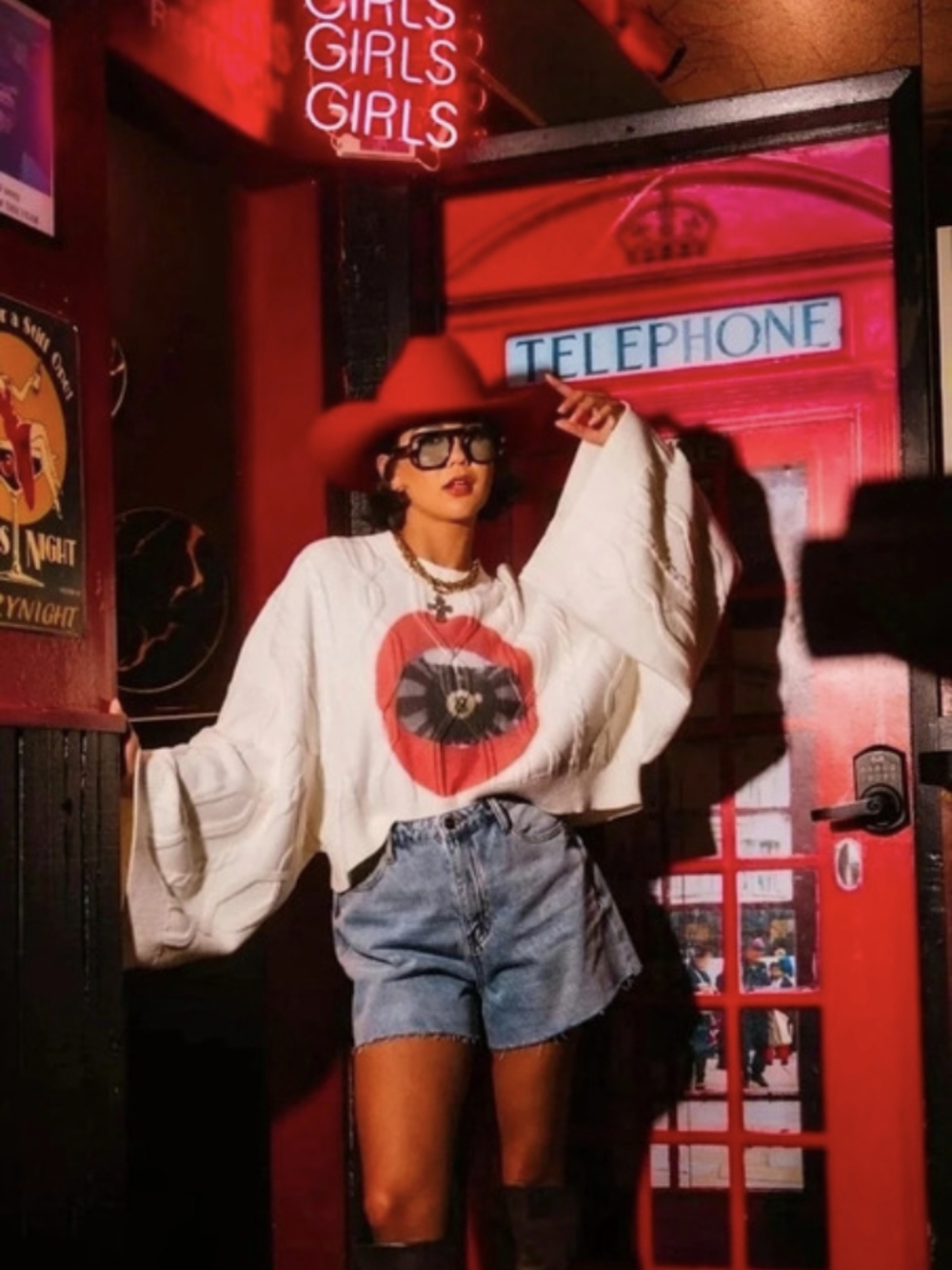 Dressed In Lala Hypnotize Me Sweater Sz S/m